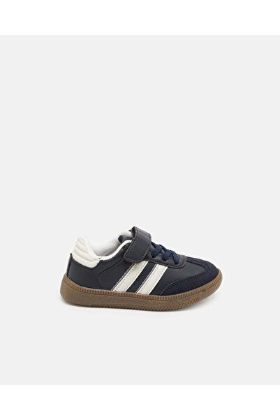 REDTAG Boys Navy Colour Block Sneakers