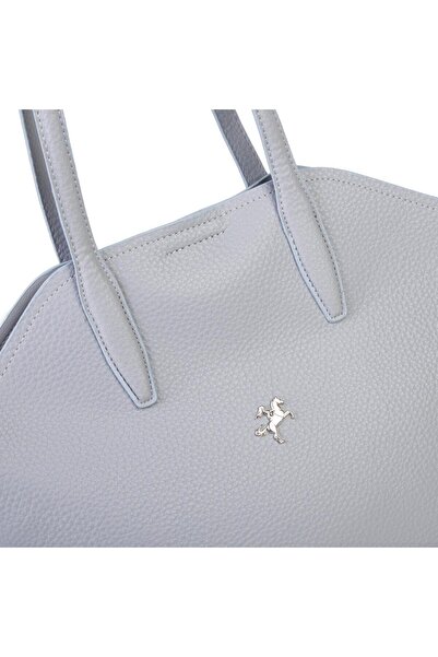 Nas Bag Women's Large Shoulder Bag Crossbody Strap Gray Lopez