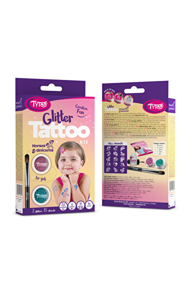 Alista Home Tytoo Glitter Tattoo Set for Horses and Unicorns