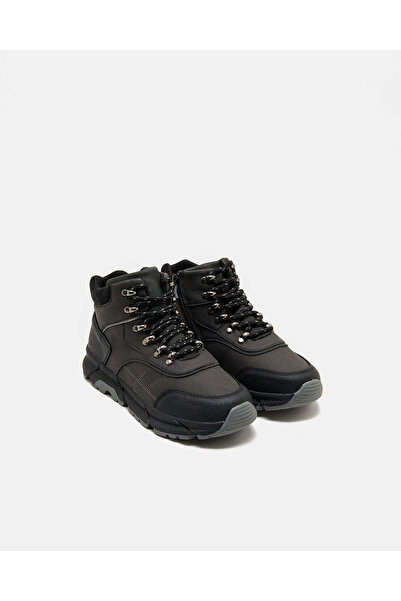 REDTAG Senior Boys Black Utility Boots