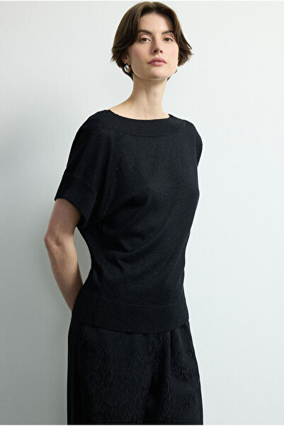 Love My Body Moda Tutkusu Simli Triko Kazak