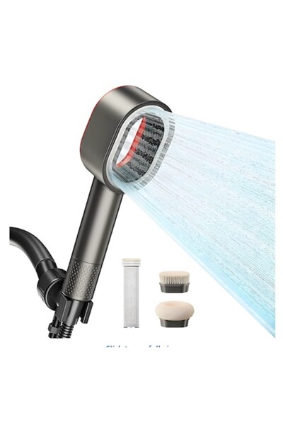 MARCINO Para Shower Head, Carbon Filter, Vitamin C, 392 Holes, Compatible with All Shower Heads