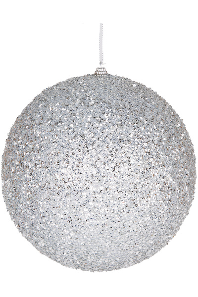 Herdekora Χριστουγεννιάτικη Μπάλα, Ασημί - 20 εκ