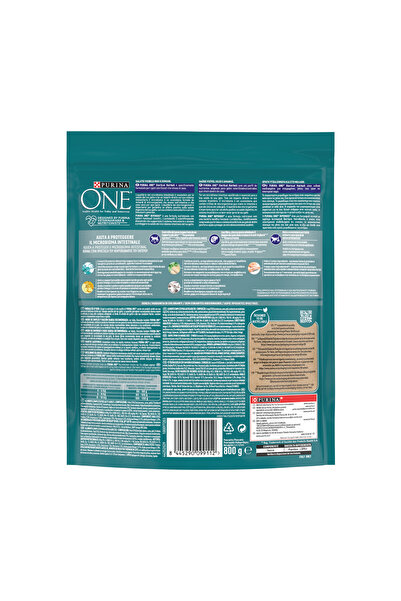 Purina One Tüy ve Tüy Yumağı Kontrolü Sağlayan Tavuklu Kısırlaştırılmış Kedi Maması 800gX4