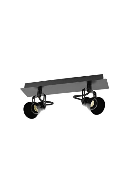 Eglo 78577 "TRILLO" 2X10W Siyah Çelik Sıva Üstü Spot