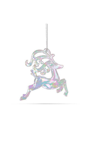 CED AUTO TRADE Christmas ornament - reindeer - acrylic - 120 x 120 x 15 mm