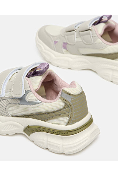 REDTAG Senior Girls Beige Velcro Trainer