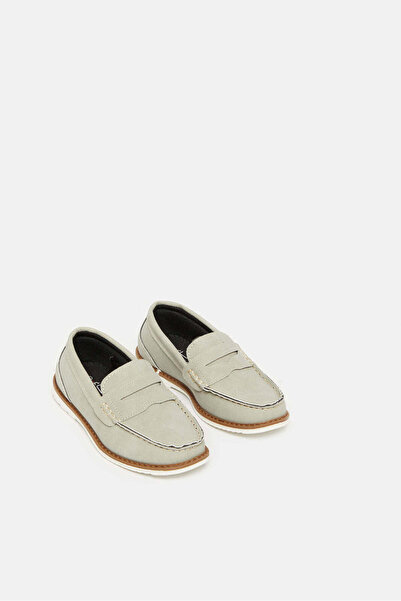 REDTAG Boys Grey Embellished Loafers