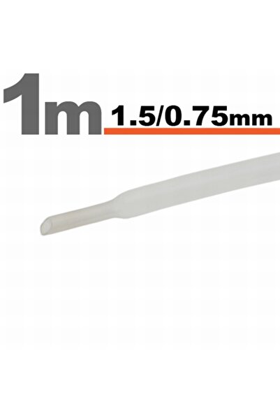 Alista Home 20 Metri Tub termocontractibilTransparent • 1,5 / 0,75 mm