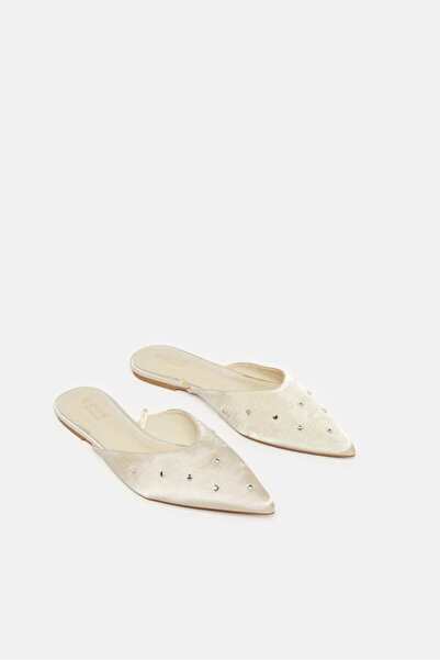 REDTAG Women Beige Stone Trim Slingback