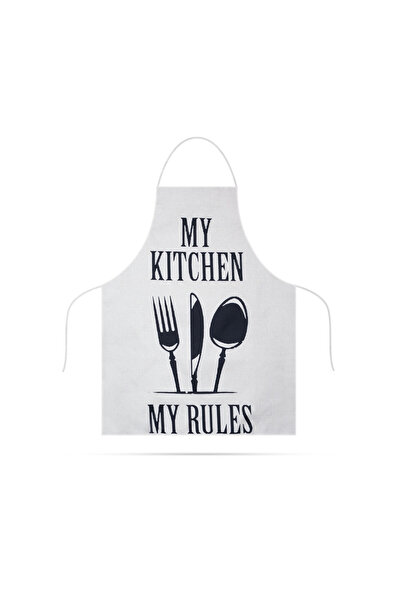 Alista Home Sort de kitchen - 68 x 52 cm - My kitchen, My rules! (white)