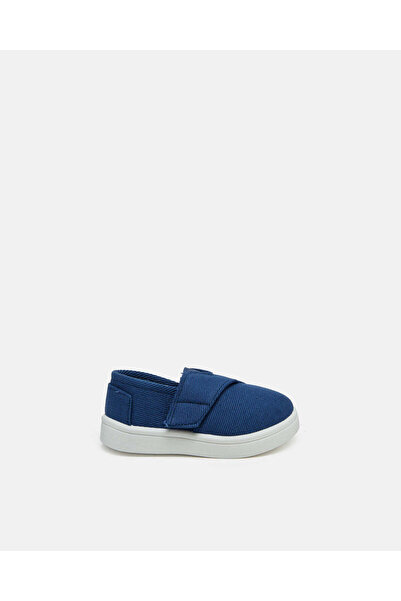 REDTAG Infant Boys Navy Single Strap Sneaker