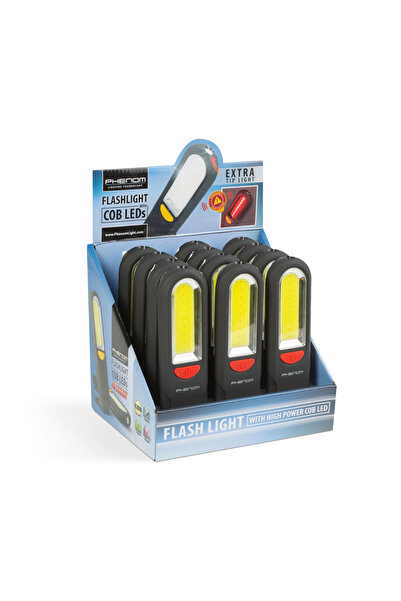 CED AUTO TRADE Work lamp - COB + SMD LED, with hook and alarm