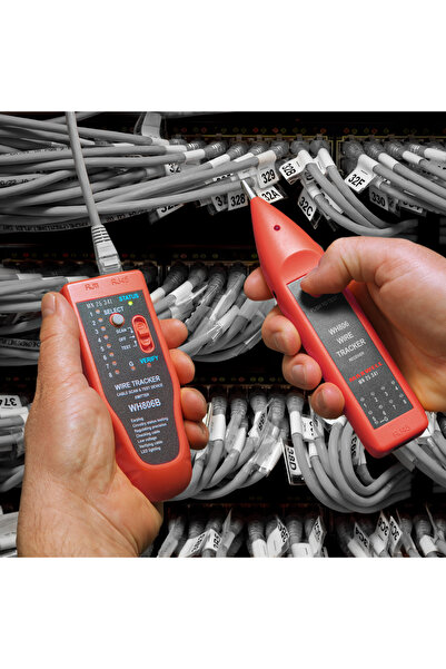CED AUTO TRADE Cable pair tester with LED. Maxwell Digital RJ45 cable tester