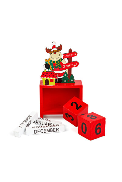 CED AUTO TRADE Decorative MDF wooden calendar – 13.5 x 7 x 3.5 cm – 3 models