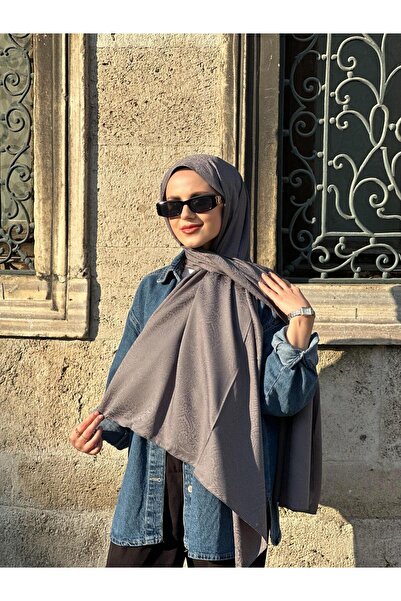 GRAZELLA Premium Pattern Silky Jacquard Shawl