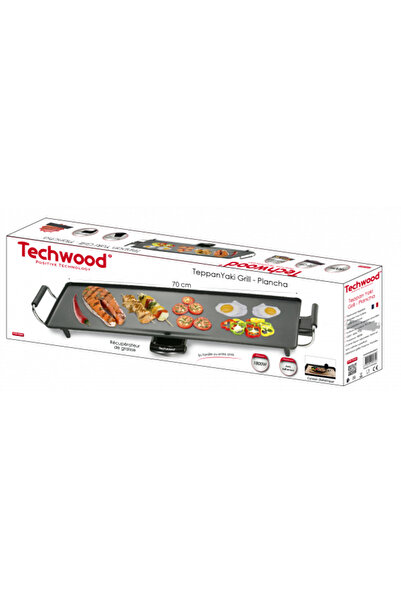 Techwood Grill Teppan Yaky TTP-7023, 1800W, 70x23cm, thermostat, grease tray