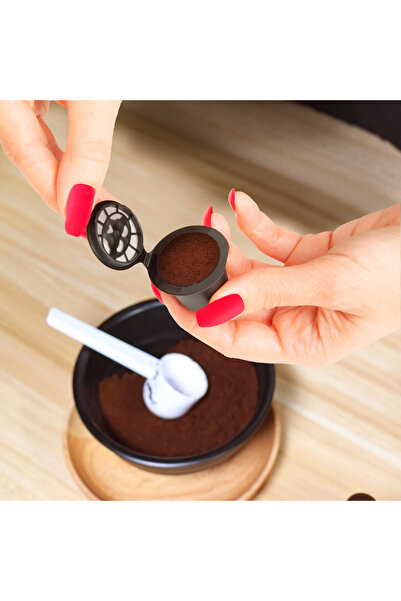 CED AUTO TRADE Family - Capsule de cafea reincarcabile, pentru aparate Nespresso - 5 buc. / pachet