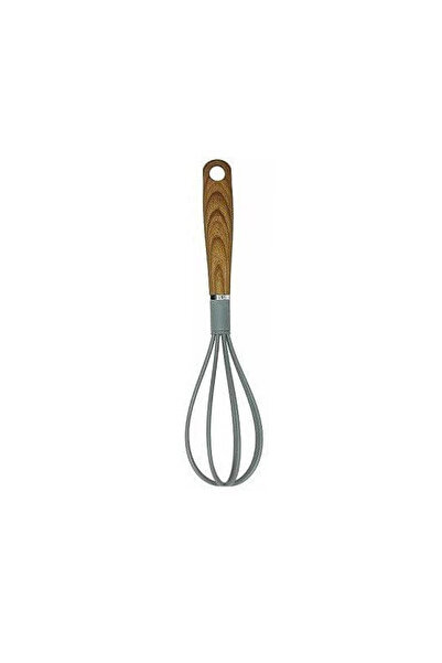 Tognana Stone & Wood Whisk, Grey with Wood-effect Handle, 31 cm