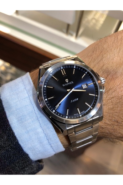 Wainer Swiss Made Men's Wrist Watch