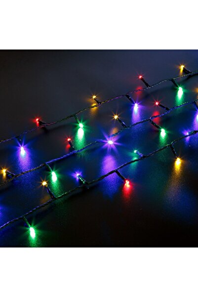 CED AUTO TRADE Christmas Light Decoration - LED String Lights - 20 m - Multicolor - 400 LED - 220-240 V - 6 W - Green Cable