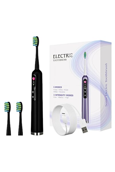 MARCINO MARCINO Toothbrush, 5 Modes, 3 Intensities, 90-day Battery Life, Smart Timer, IPX7
