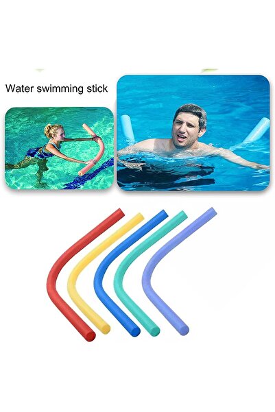 XBL XPL 4-Pack 52-inch Hollow Foam Swim Noodles - Bright Colors for Swimming, Floating and Crafts