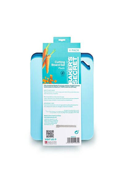 Alista Home Set of 4 - Baker's Secret cutting boards - 38 x 29 cm