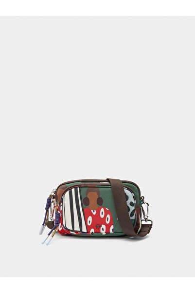 PARFOIS Desenli Teknik Kumaş Çok Amaçlı Kese