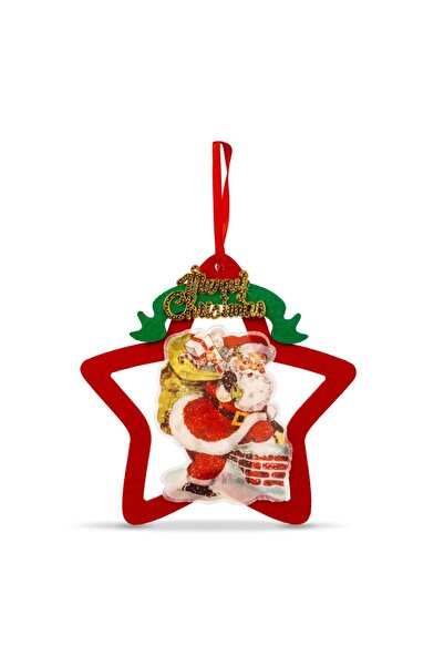 CED AUTO TRADE Decor pentru fereastra - LED alb cald - Steaua, Mos Craciun - ...