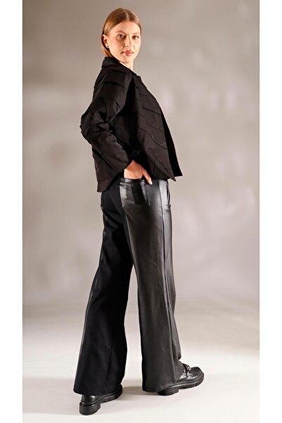 shE tekstil Italian Style Design Jacket Black