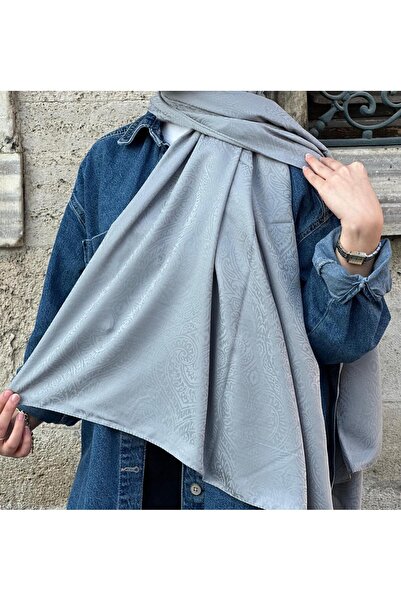 GRAZELLA Premium Pattern Silky Jacquard Shawl