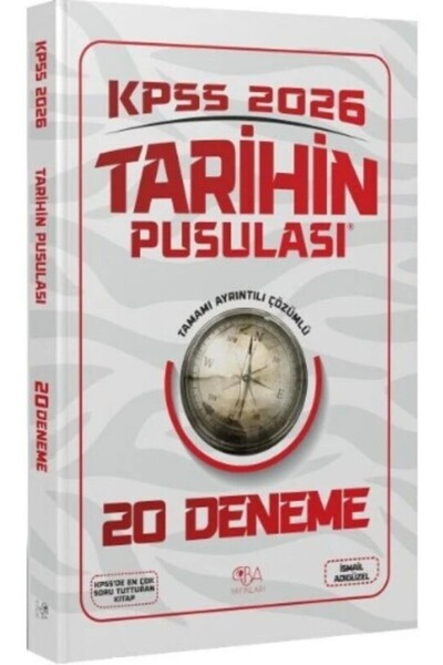 Ankara Kitap Merkezi 2026 KPSS Tarihin Pusulası 20 Deneme CBA Yayınları