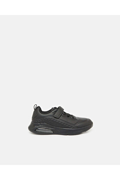 REDTAG Boys Black Plain Trainer