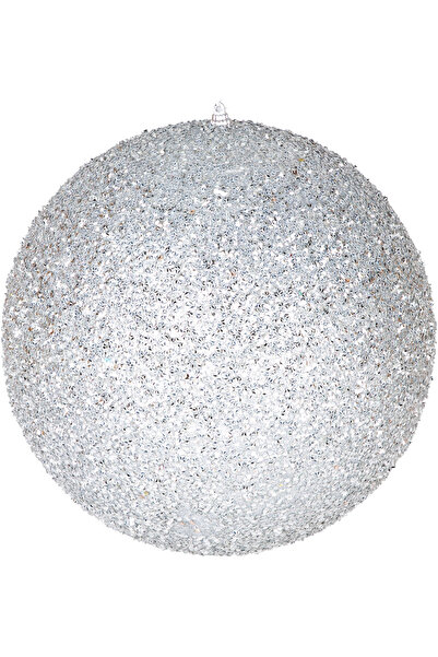 Herdekora Χριστουγεννιάτικη Μπάλα, Ασημί - 25 εκ