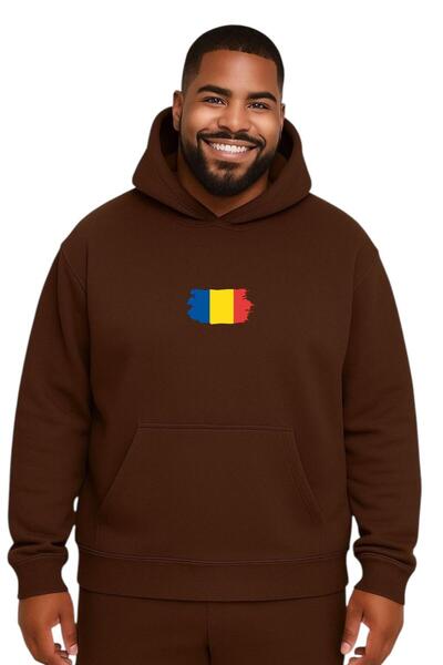 BENROMA Romania Printed Large Size Unisex Sweatshirt