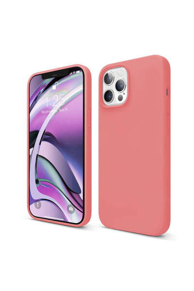 Casey Studios Husa Soft Silicone iPhone 12/12 Pro, Microfibra in Interior, de...