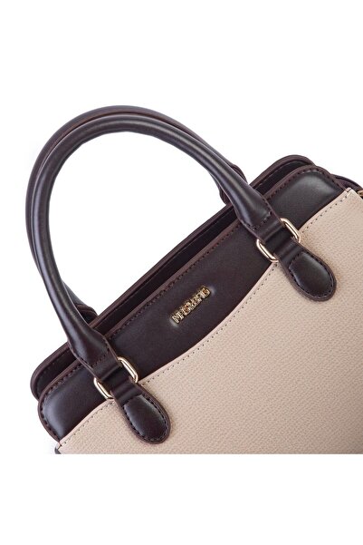 Nas Bag Stylish Women's Midi Hand and Shoulder Bag Sand Brown Liza