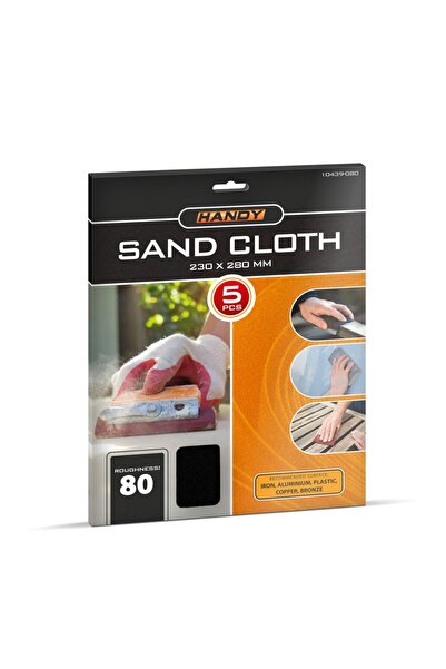 CED AUTO TRADE Sandpaper - grit 80 - blue - 230 x 280 mm - 5 pcs/pack