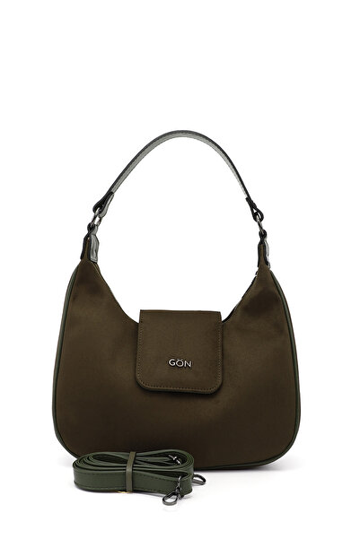 GÖNDERİ(R) Women/Girls Khaki Suede Long Strap Shoulder Bag
