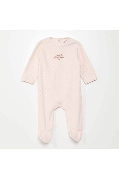 KİABİ Velour sleepsuit PINK
