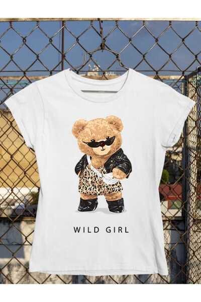 GRIZZLY SHOP.RO Tricou Femei Teddy Bear - Wild Girl - damă