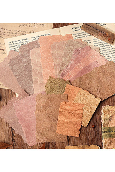 hediyeofisi Vintage Design Scrapbook Paper – Retro Hobby, Handicraft, and Notebook Decoration Paper Set |   Gift Office