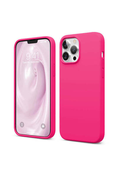 Casey Studios Husa Silicon iPhone 13 Pro Max, cu Microfibra, Slim, de Protect...