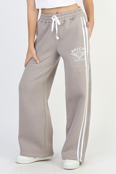 ASYAKİDS CLUB Girl's Thick Winter Fleece-Lined Sweatpants
