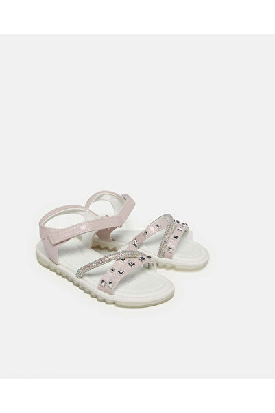 REDTAG Girls Silver Stud Sandal