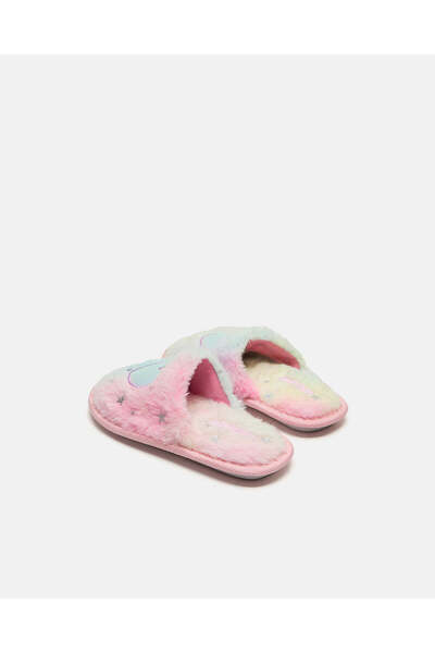 REDTAG Girls Assorted Plush Fur Slipper