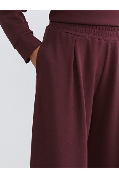 LC Waikiki Women's Wide Leg Sweatpants with Elastic Waist