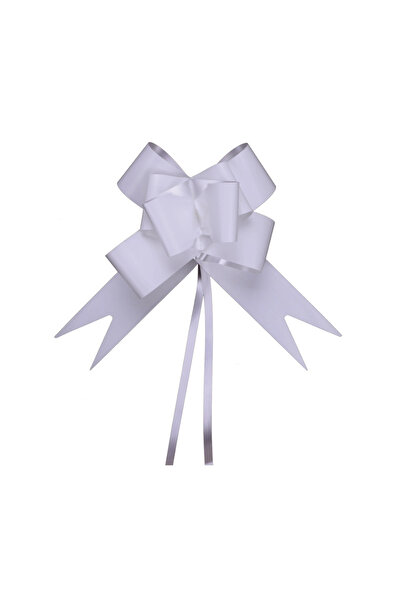 Mirific Party Gift bow white, 47×2.8 cm, 10 pcs