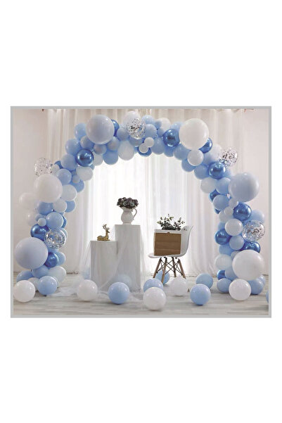 Mirific Party Baloane Arch 155 albastre, albe, 3×2,5 m, TZ5349